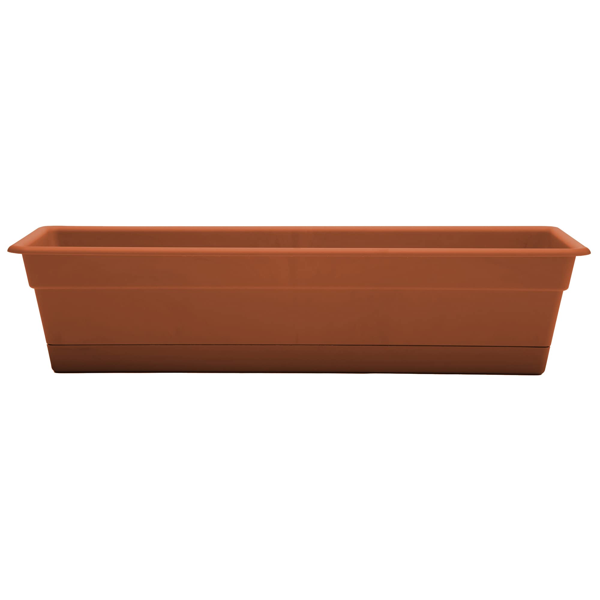 Bloem Dura Cotta Deck Rail Planter 24 Inch