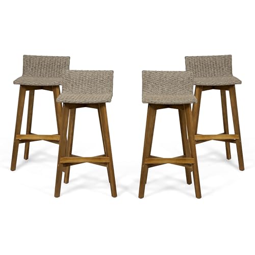Christopher Knight Home Ellendale Outdoor Swivel Bar Stool