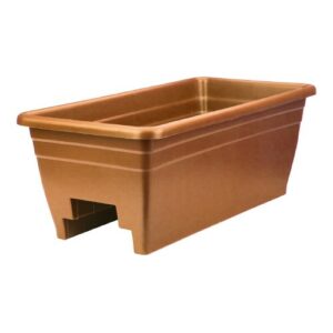 Classic Home and Garden Honeysuckle Deck Rail Window Box 30 Inch