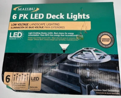 Malibu 8401-4101-08 8-Pack LED Low Voltage Landscape Path Light Set