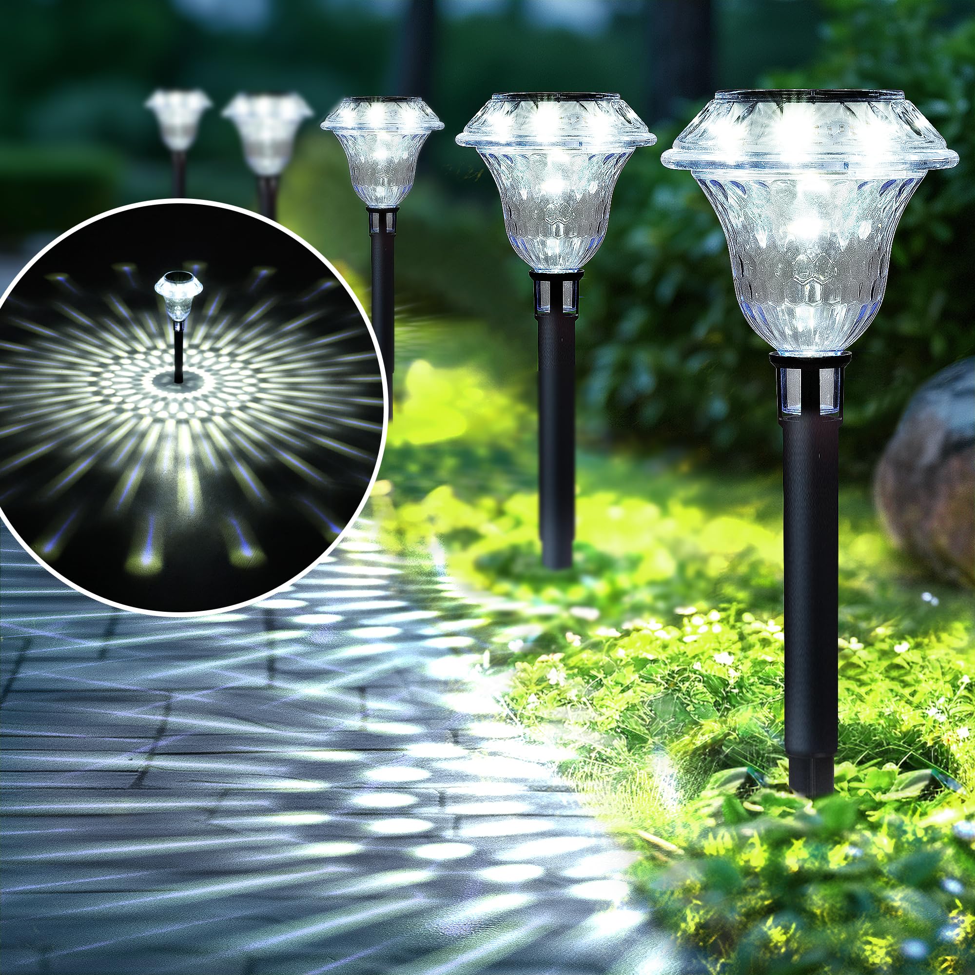 Solpex Solar Pathway Lights (8-Pack)