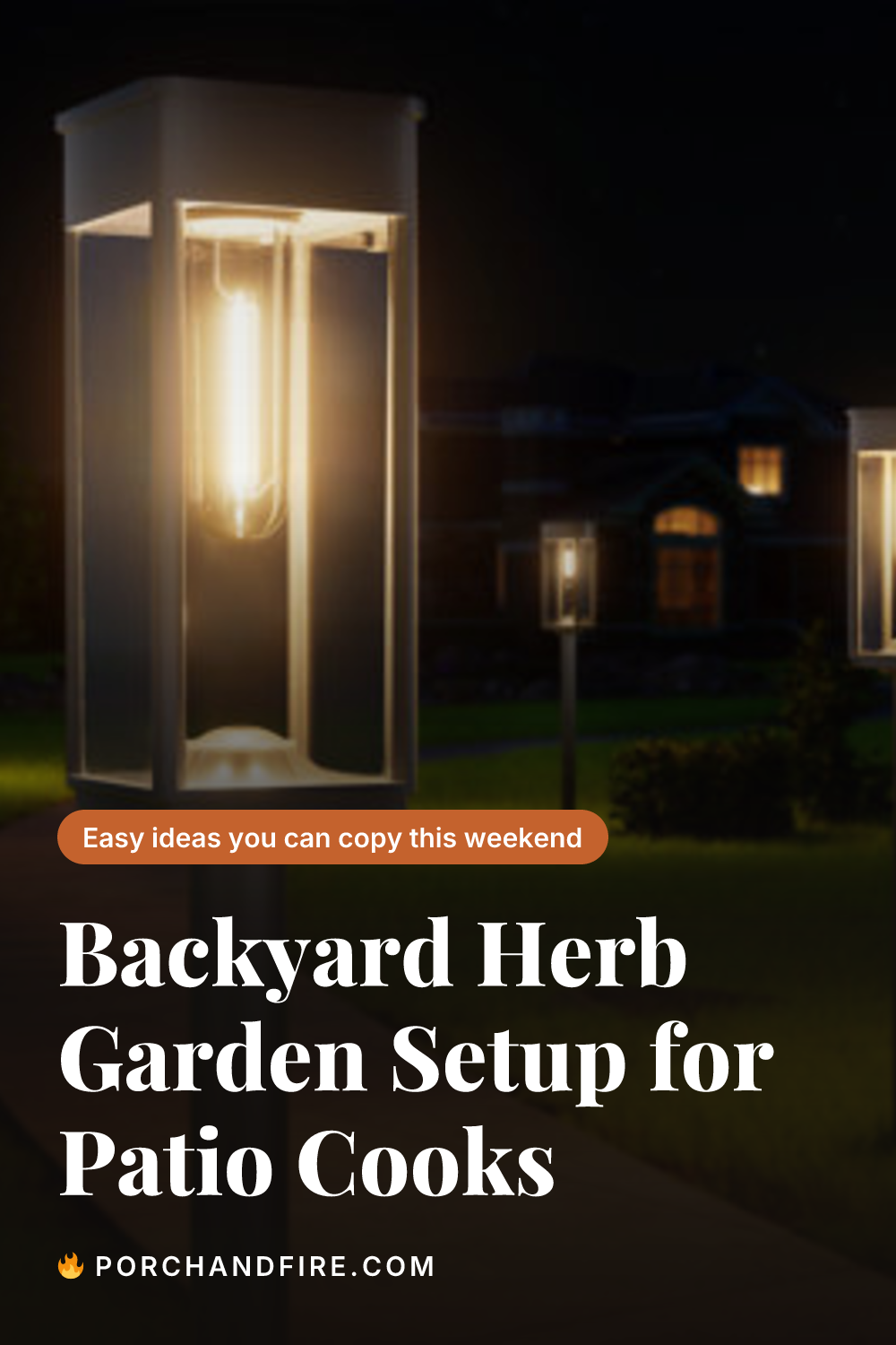 Backyard Herb Garden Setup for Patio Cooks