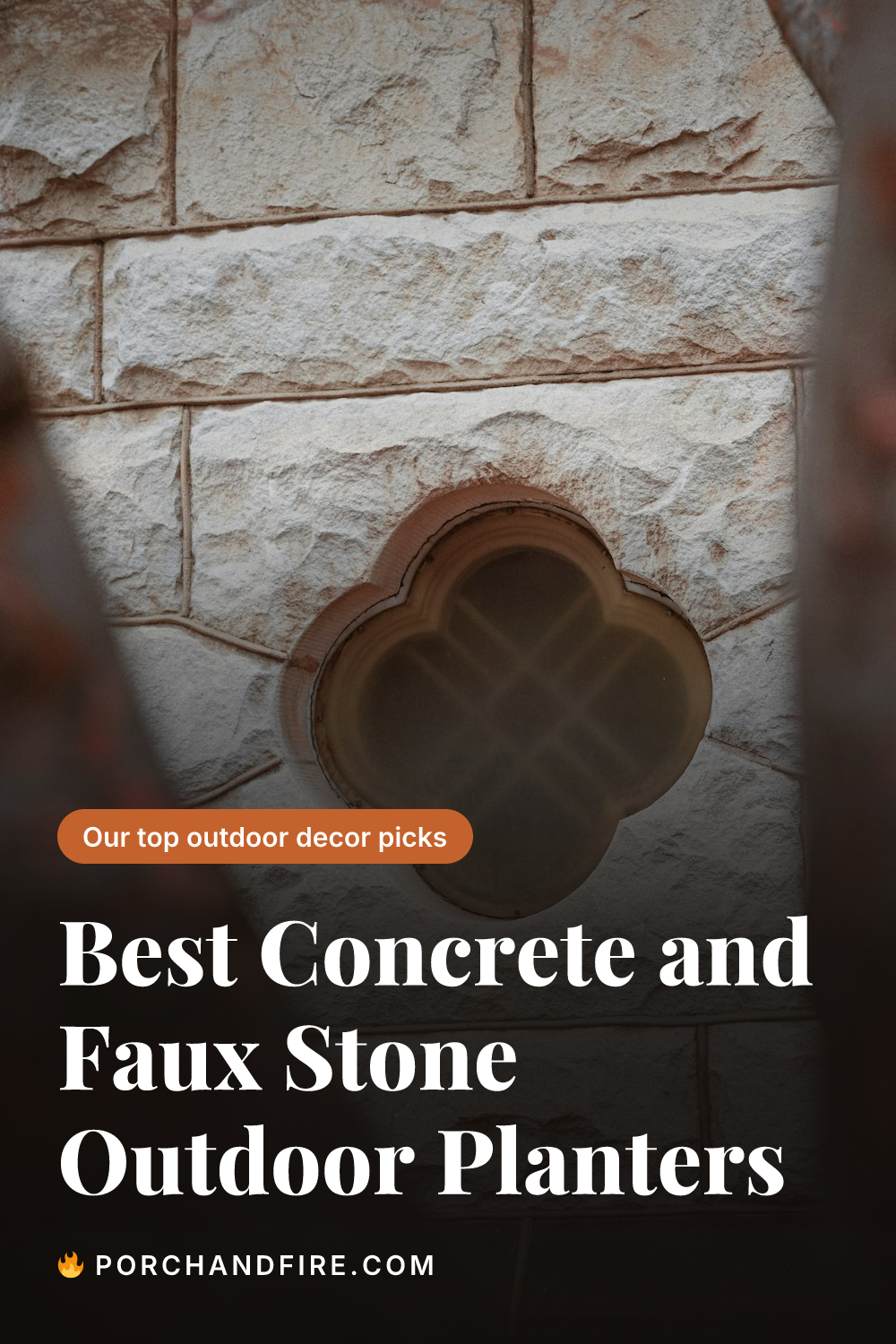 Best Concrete and Faux Stone Outdoor Planters