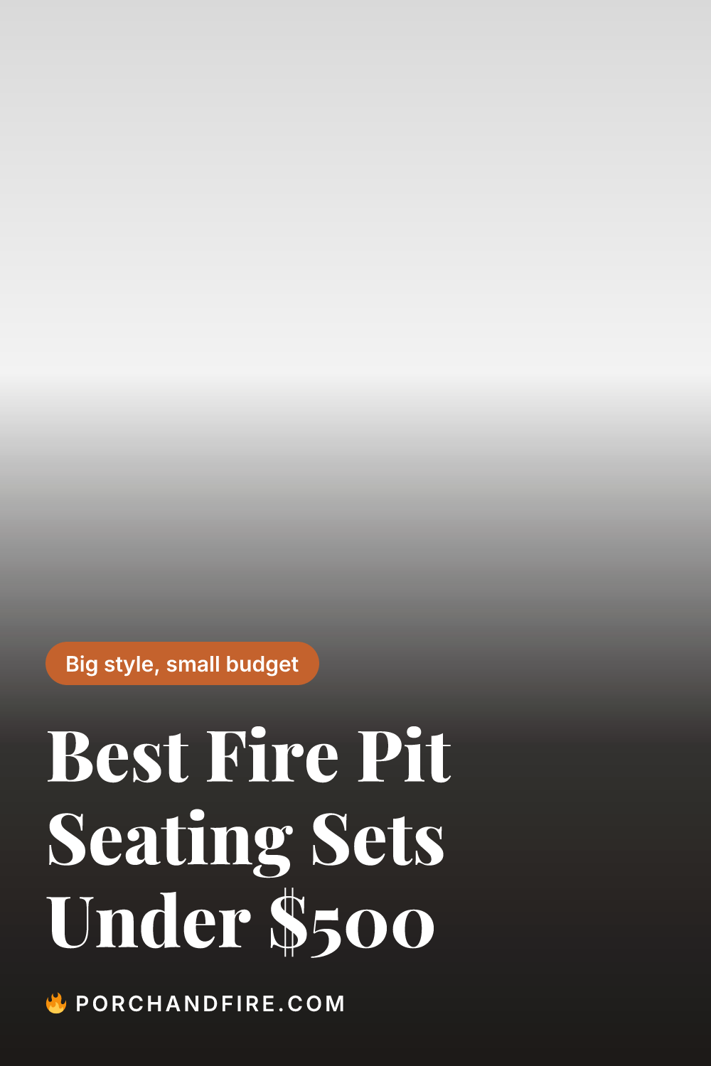 Best Fire Pit Seating Sets Under $500