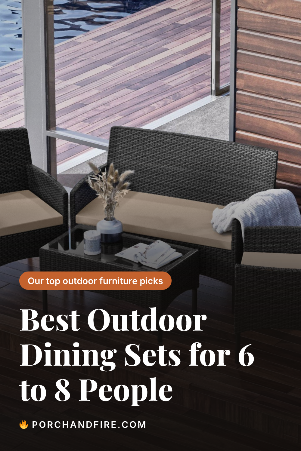 Best Outdoor Dining Sets for 6 to 8 People