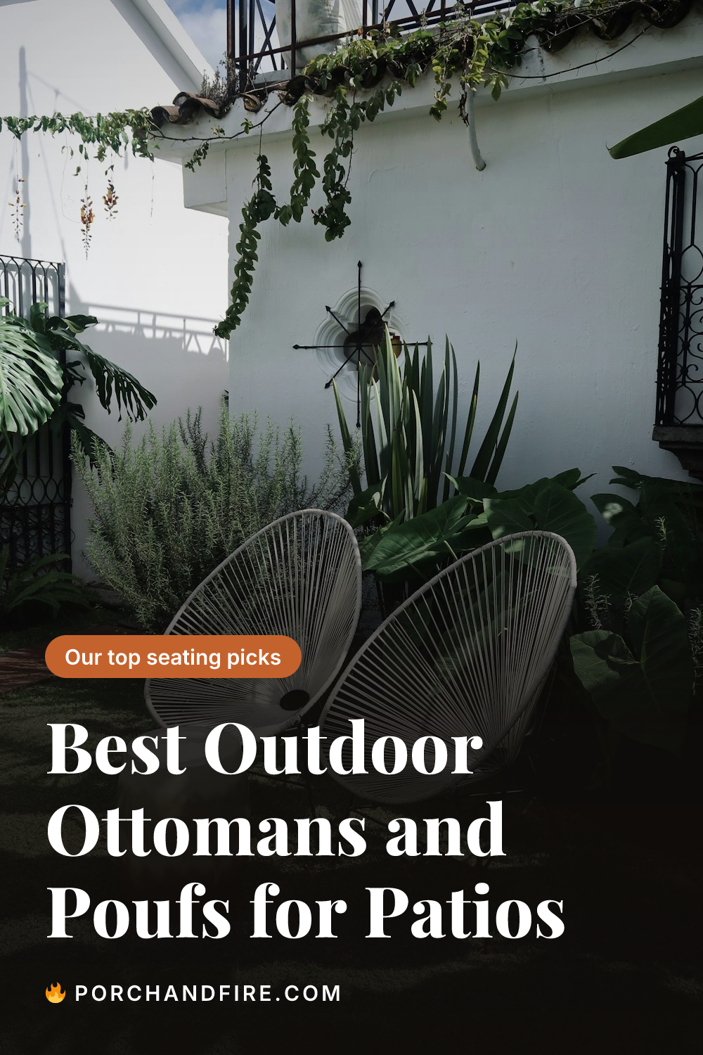 Best Outdoor Ottomans and Poufs for Patios 2026