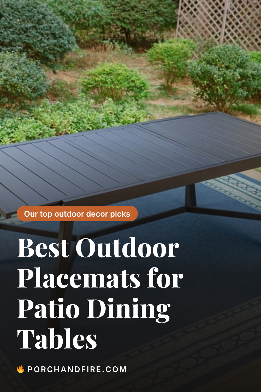 Best Outdoor Placemats for Patio Dining Tables
