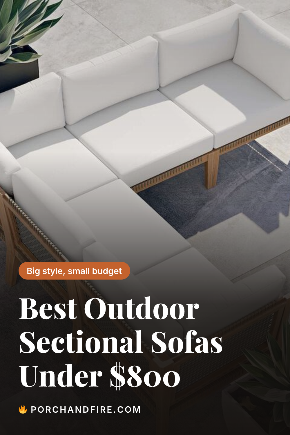 Best Outdoor Sectional Sofas Under $800