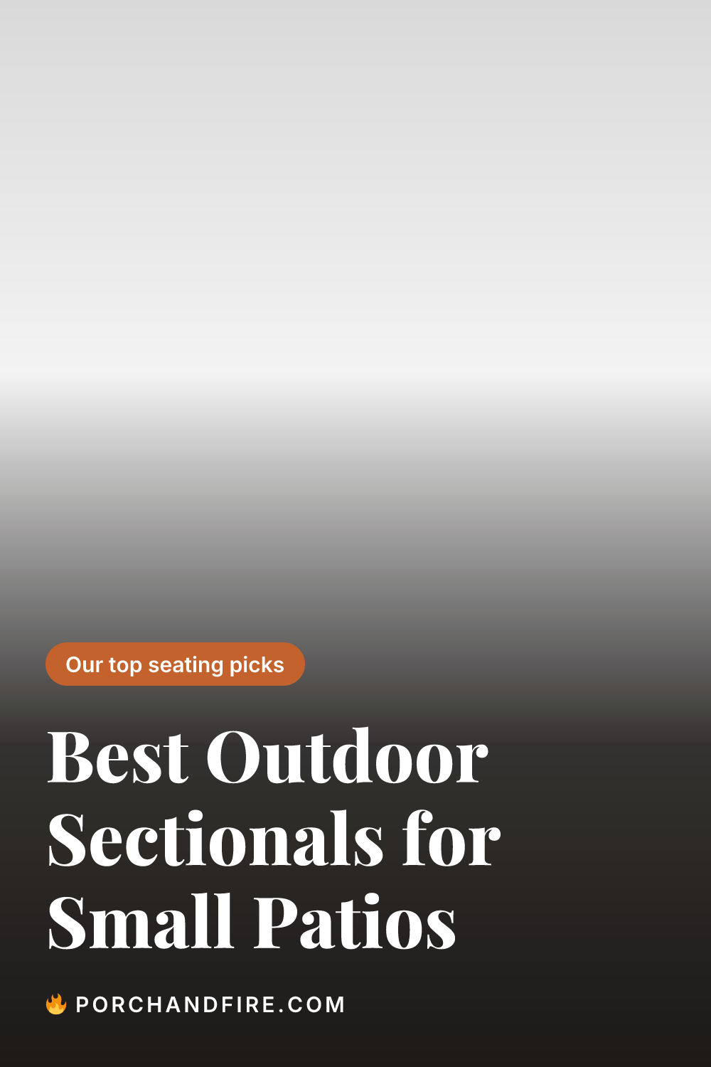 Best Outdoor Sectionals for Small Patios