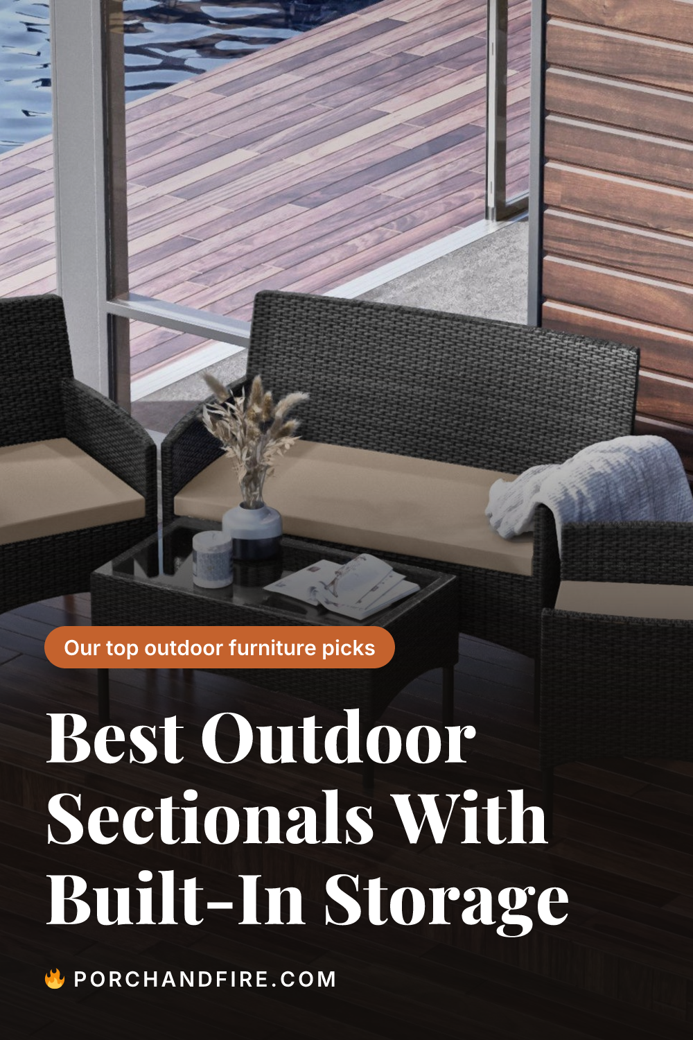 Best Outdoor Sectionals With Built-In Storage