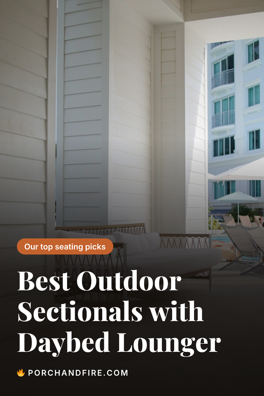 Best Outdoor Sectionals with Daybed Lounger