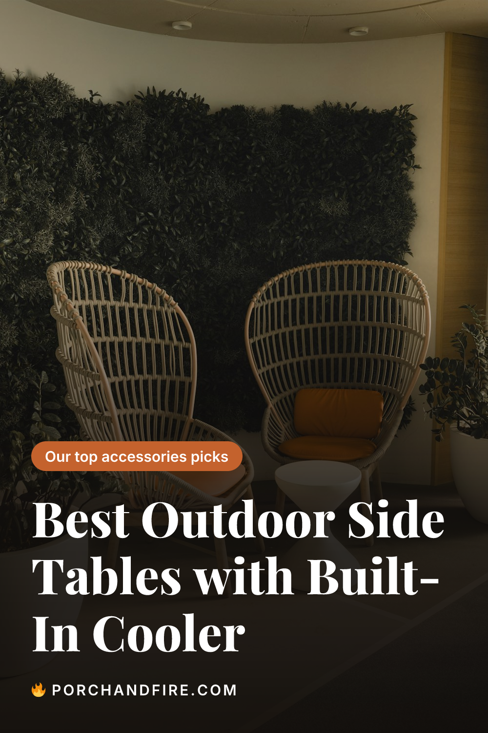 Best Outdoor Side Tables with Built-In Cooler