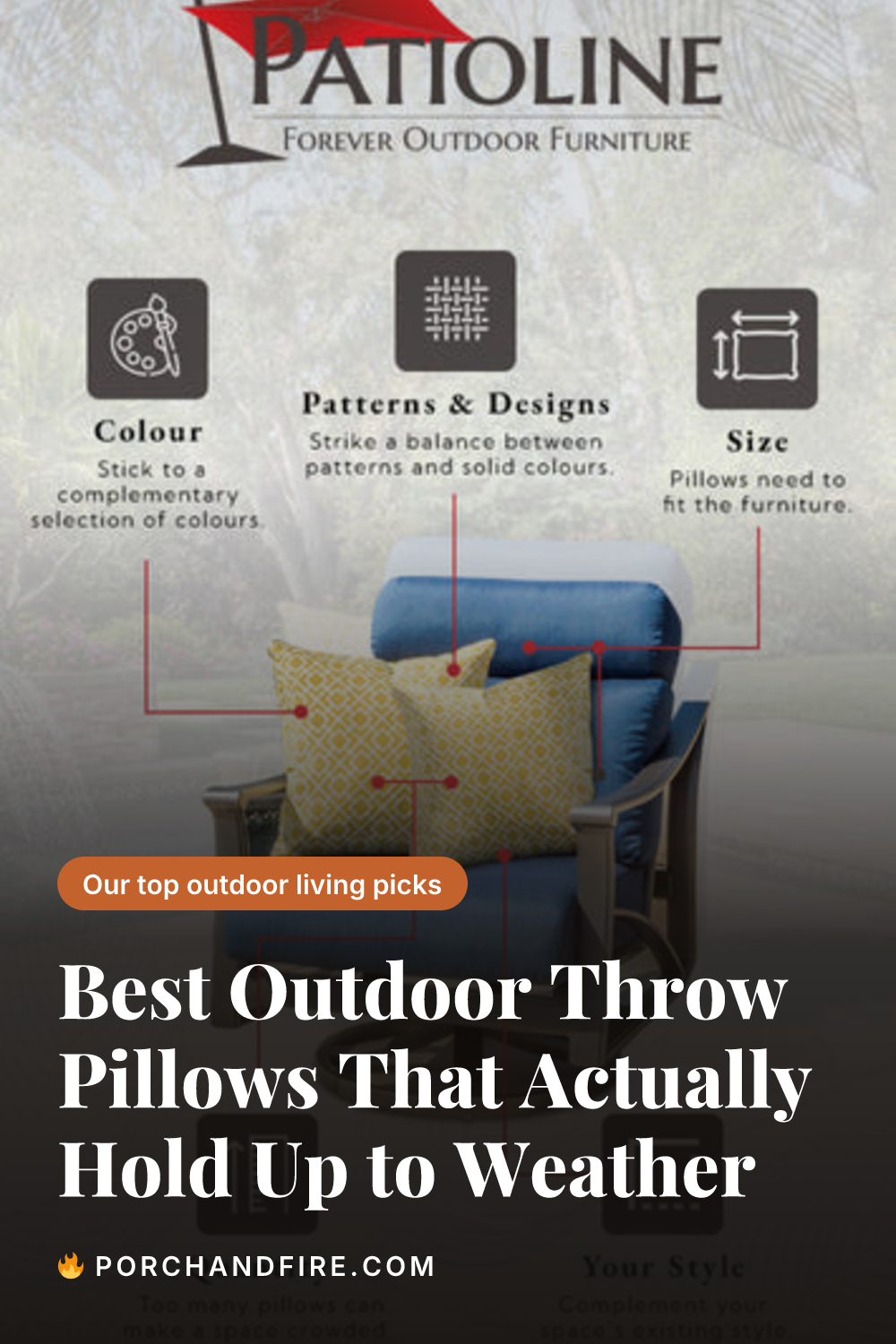 Best Outdoor Throw Pillows That Actually Hold Up to Weather