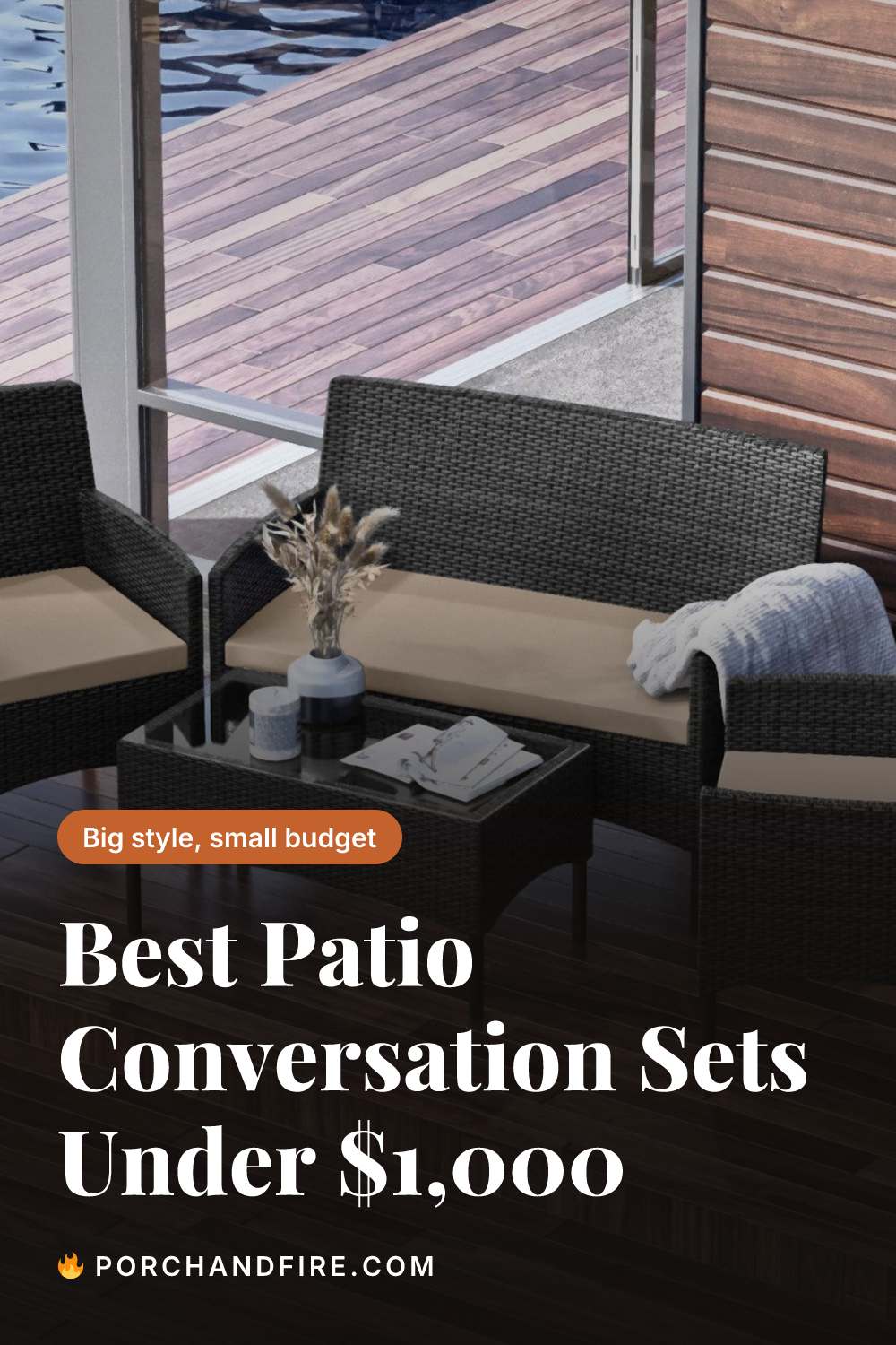 Best Patio Conversation Sets Under $1,000