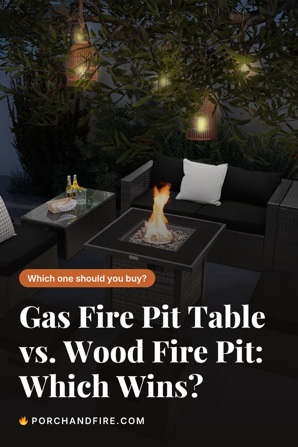 Gas Fire Pit Table vs. Wood Fire Pit: Which Wins?