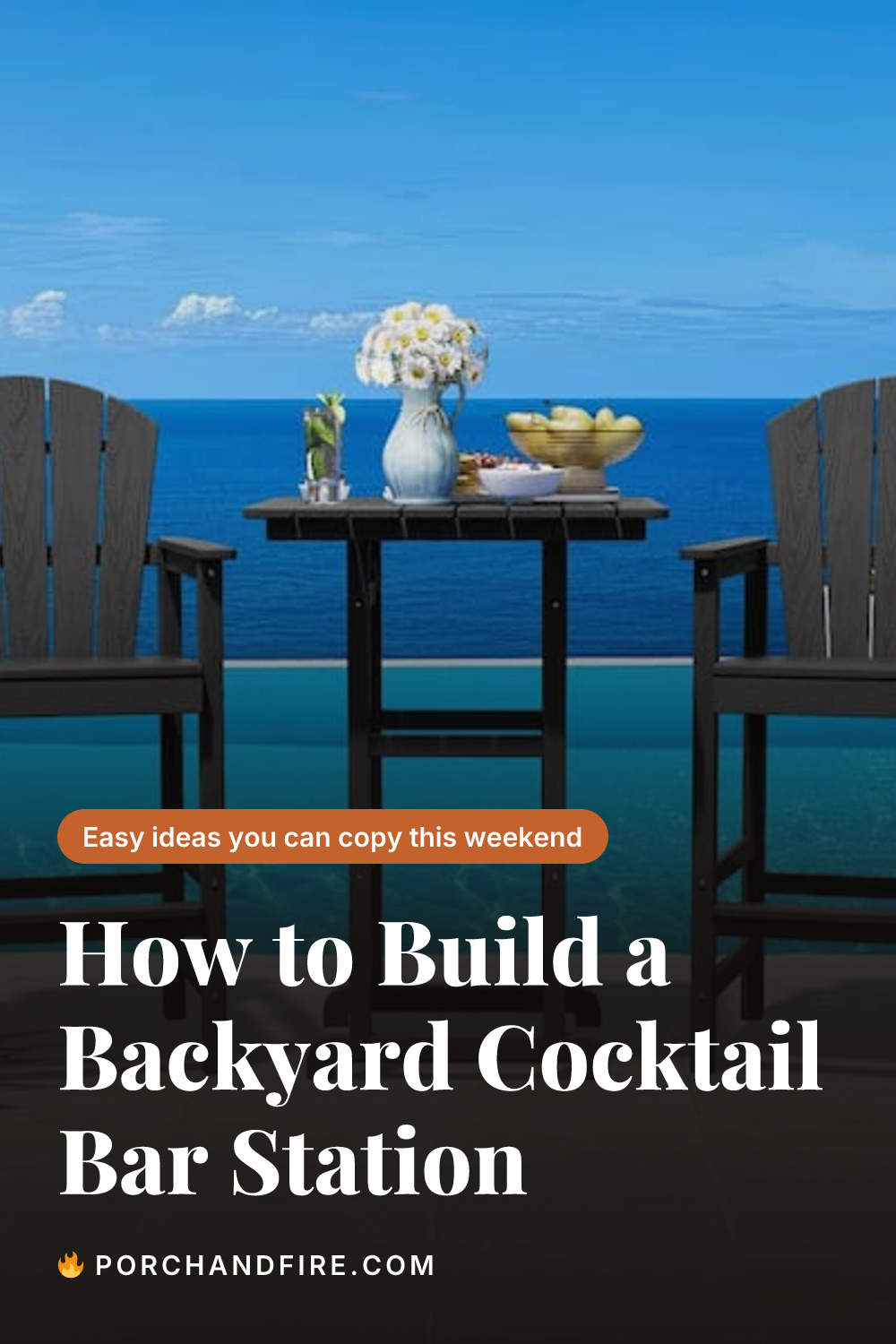 How to Build a Backyard Cocktail Bar Station
