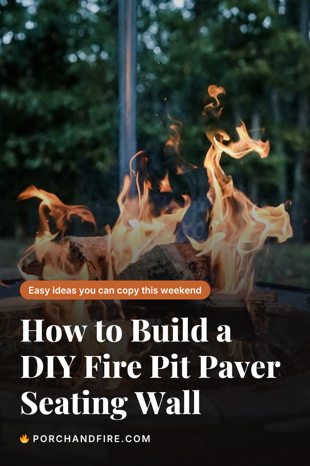 How to Build a DIY Fire Pit Paver Seating Wall