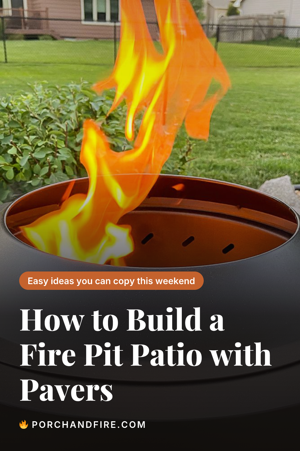 How to Build a Fire Pit Patio with Pavers