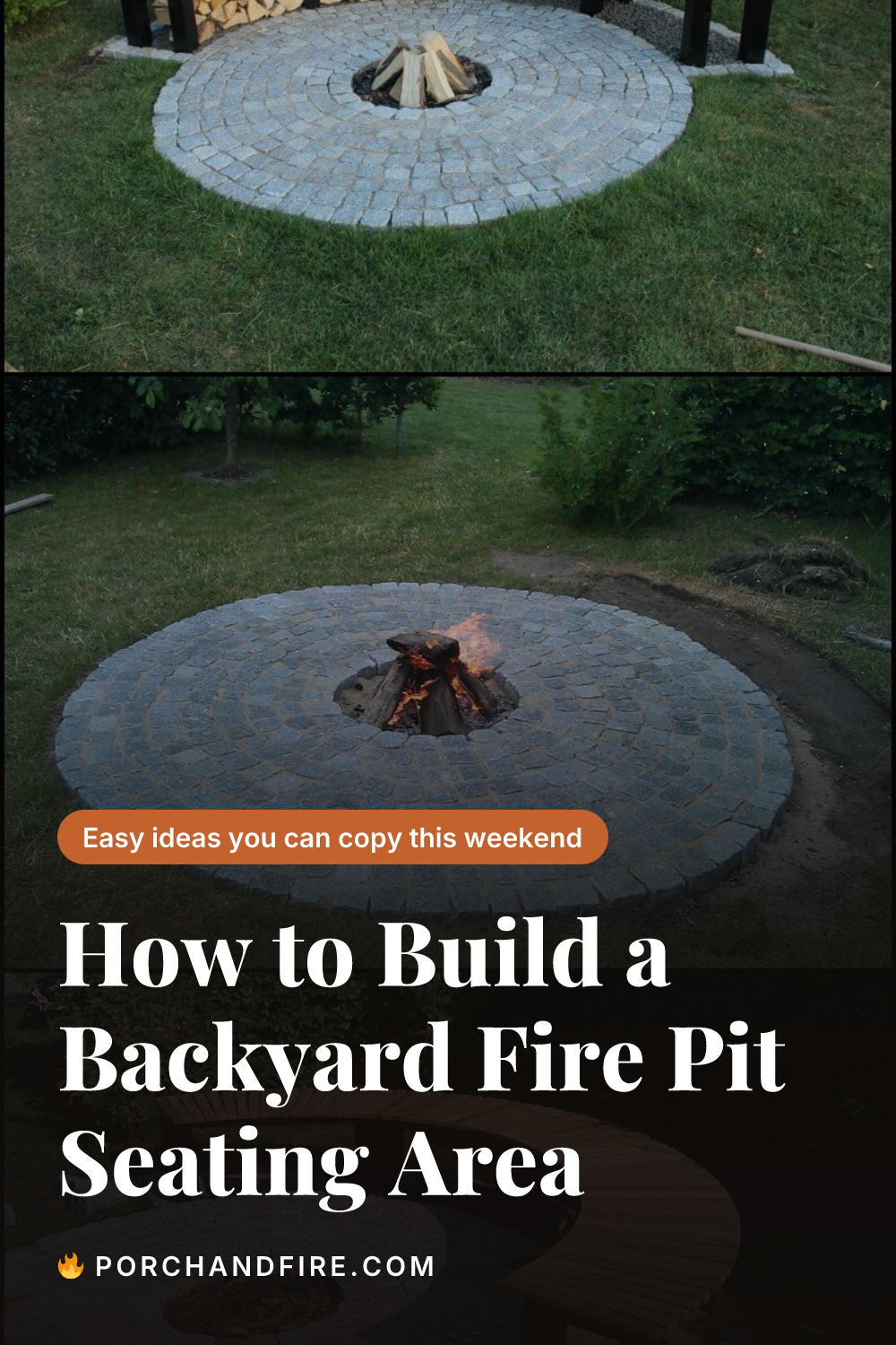 How to Build a Backyard Fire Pit Seating Area