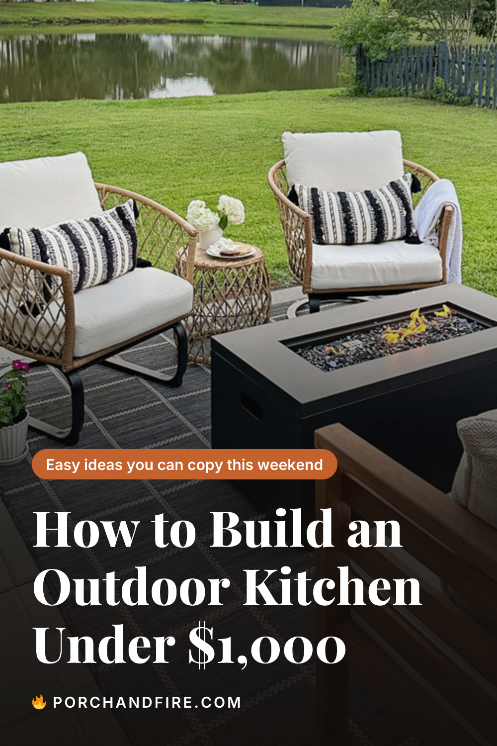 How to Build an Outdoor Kitchen Under $1,000