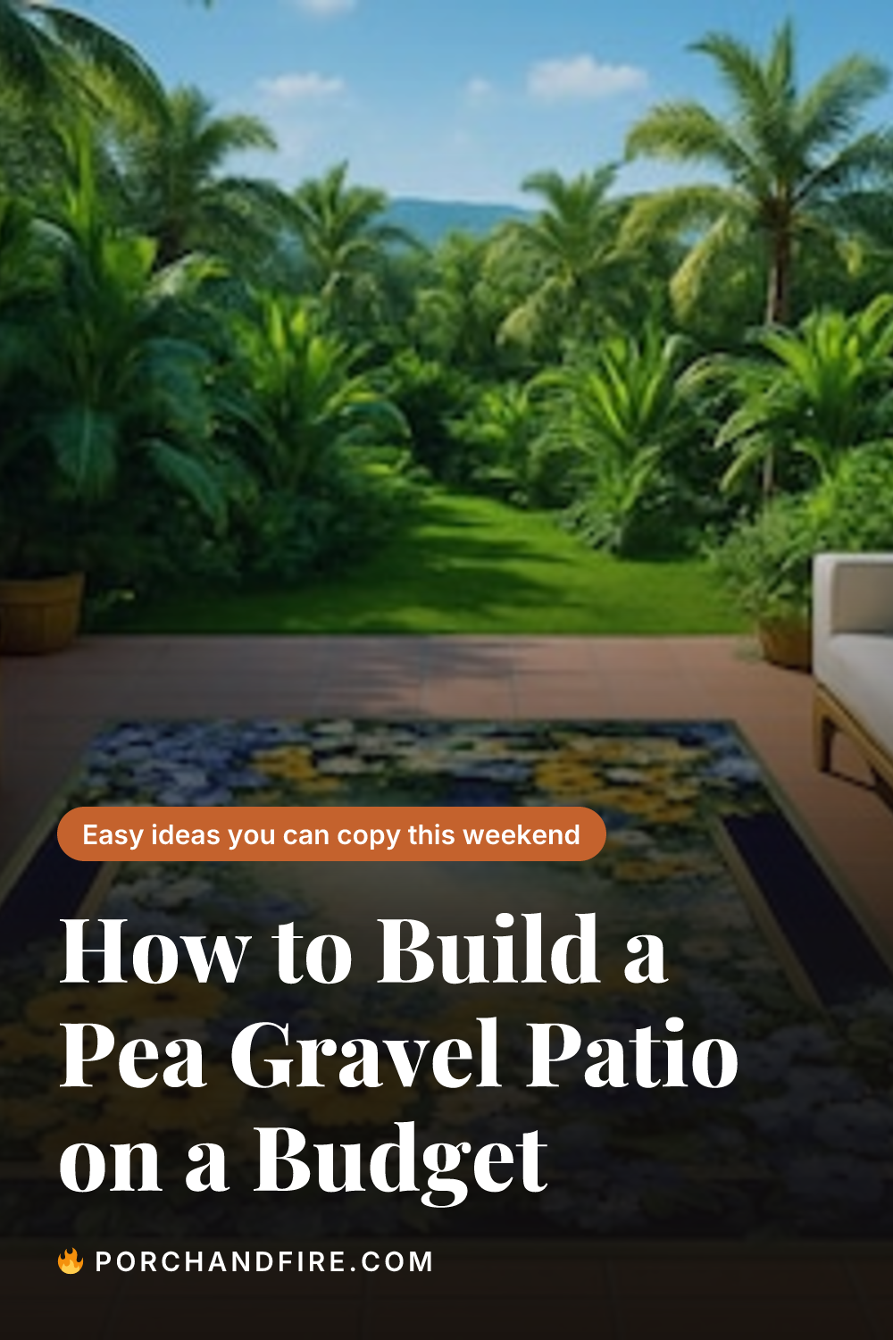 How to Build a Pea Gravel Patio on a Budget