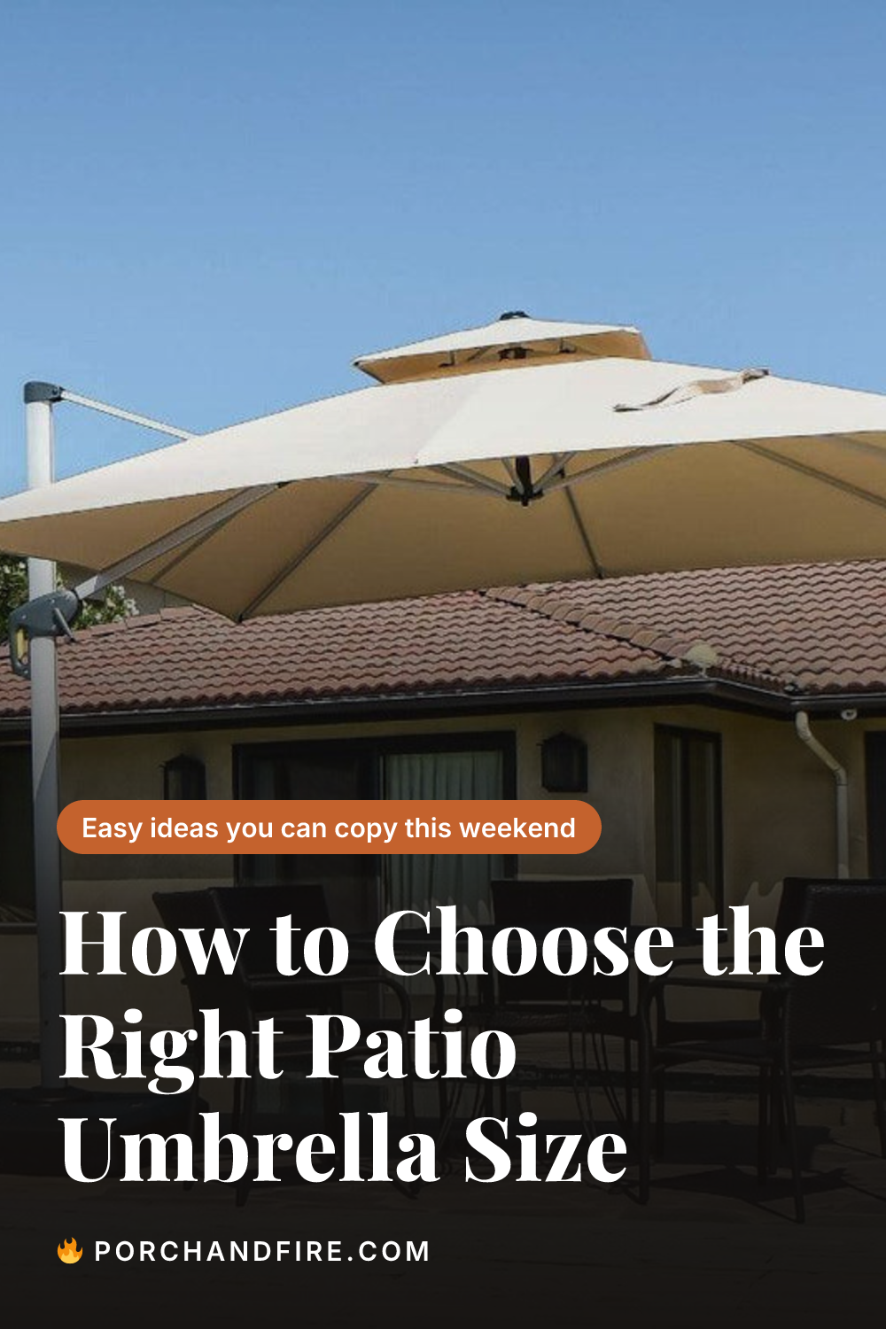 How to Choose the Right Patio Umbrella Size