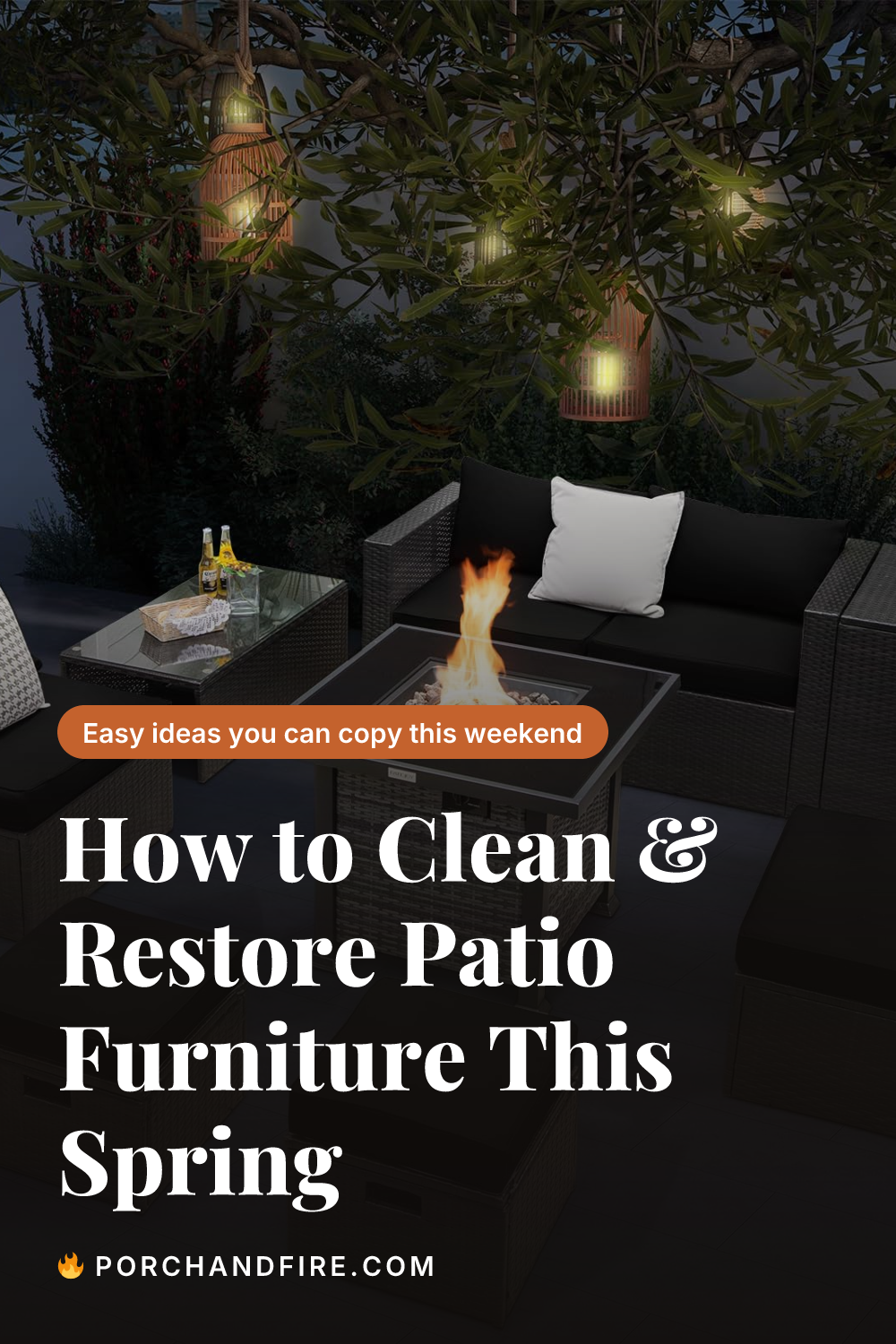 How to Clean & Restore Patio Furniture This Spring
