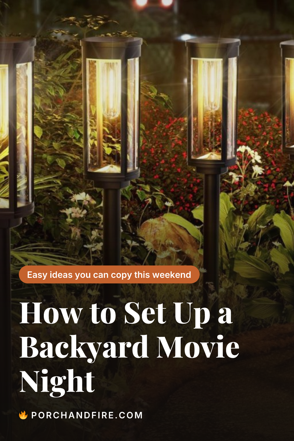 How to Set Up a Backyard Movie Night