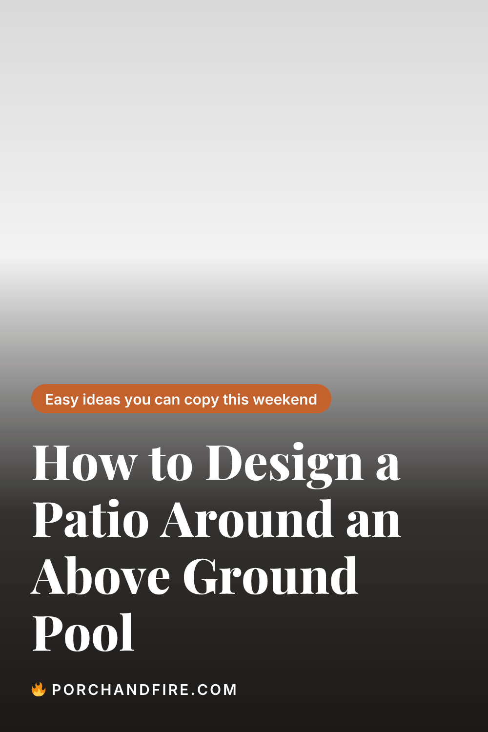 How to Design a Patio Around an Above Ground Pool