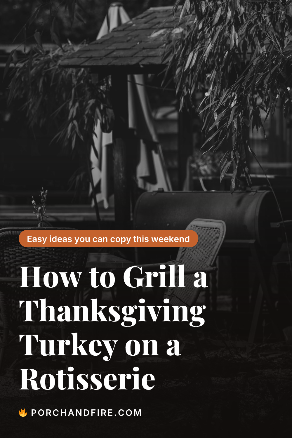 How to Grill a Thanksgiving Turkey on a Rotisserie
