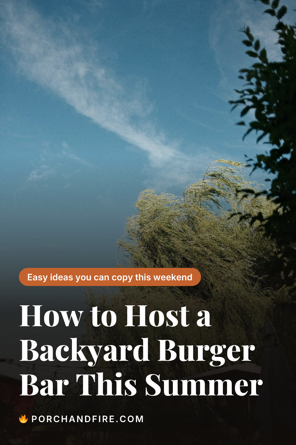 How to Host a Backyard Burger Bar This Summer