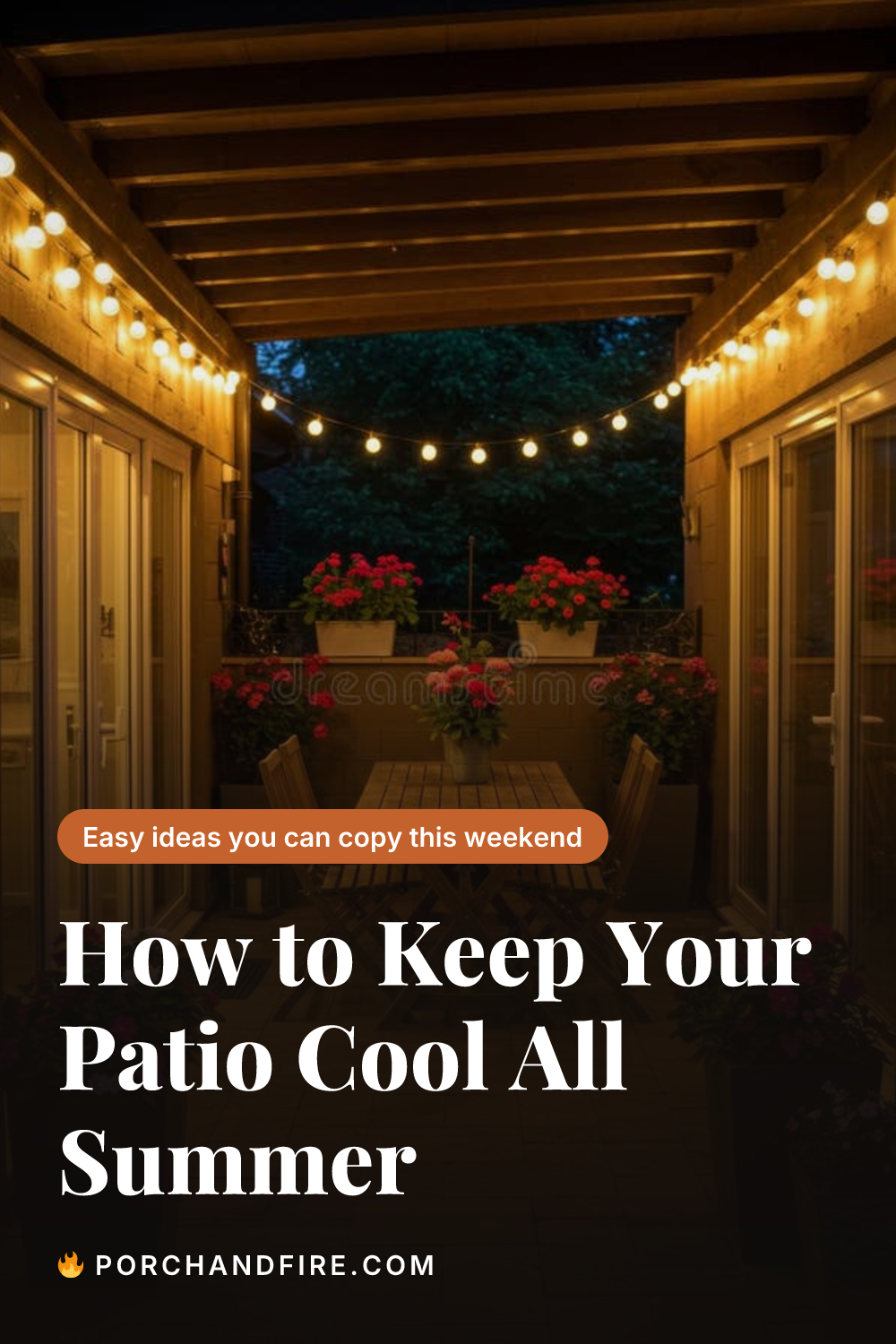 How to Keep Your Patio Cool All Summer