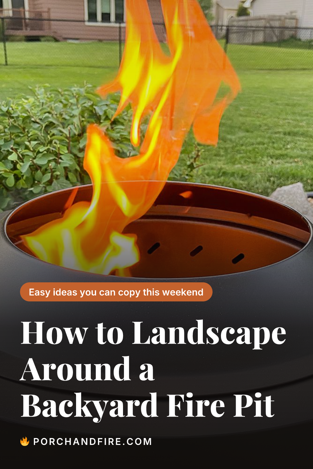 How to Landscape Around a Backyard Fire Pit