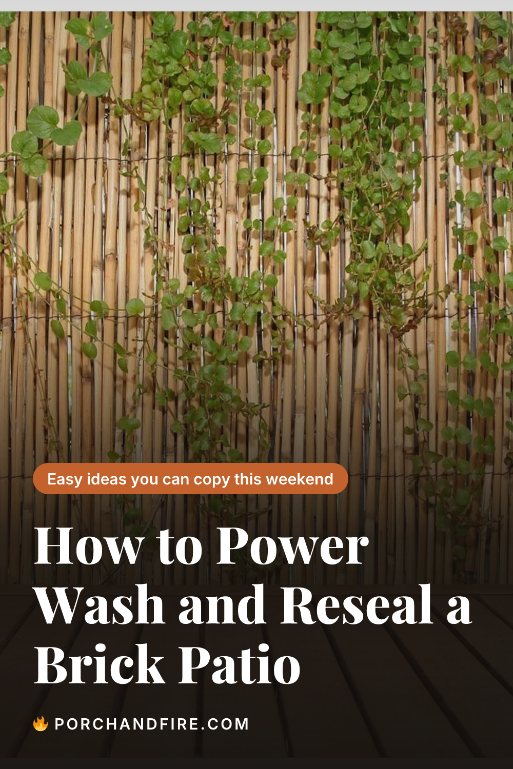How to Power Wash and Reseal a Brick Patio