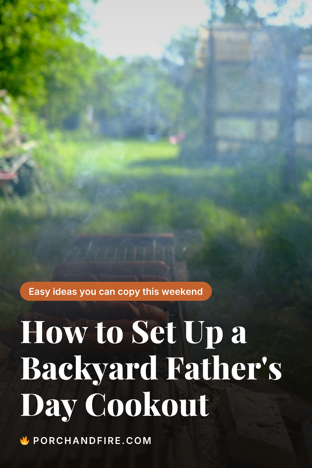 How to Set Up a Backyard Father's Day Cookout
