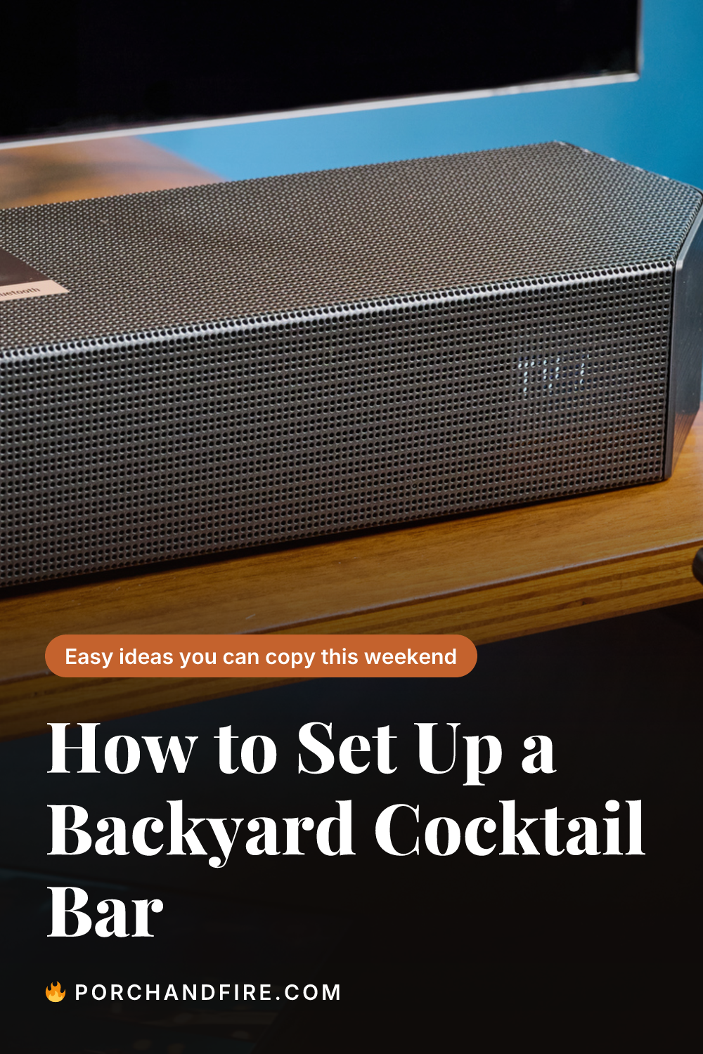 How to Set Up a Backyard Cocktail Bar