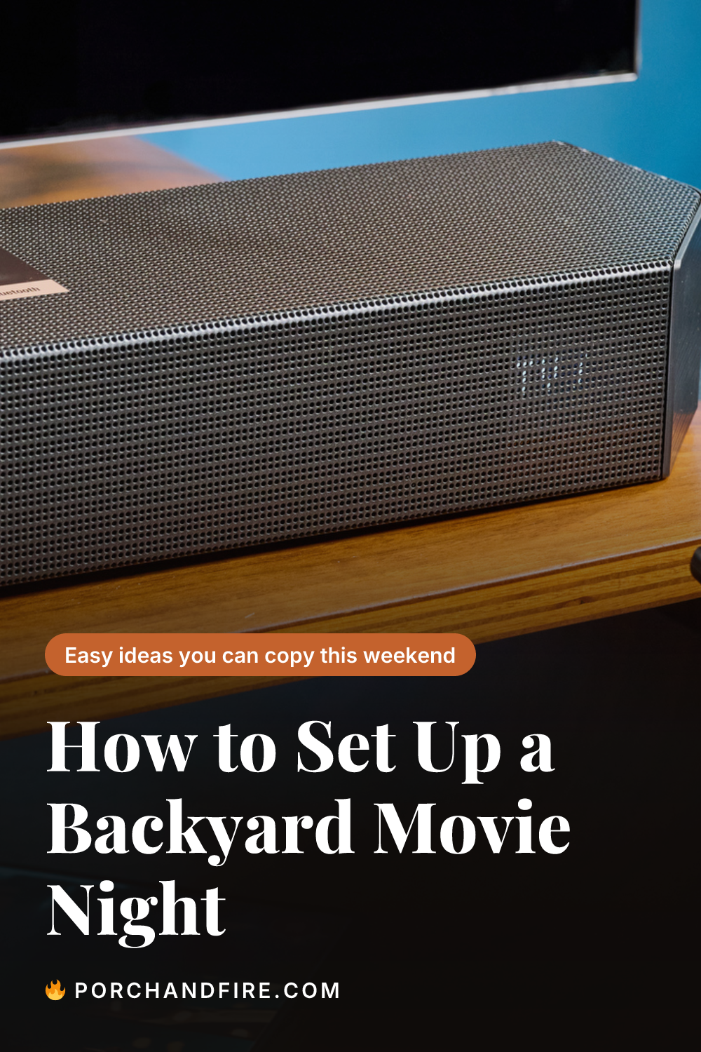 How to Set Up a Backyard Movie Night