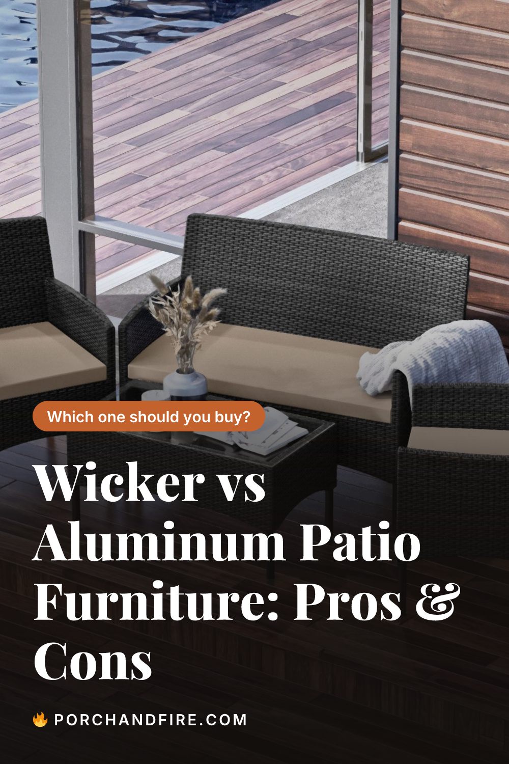 Wicker vs Aluminum Patio Furniture: Pros & Cons