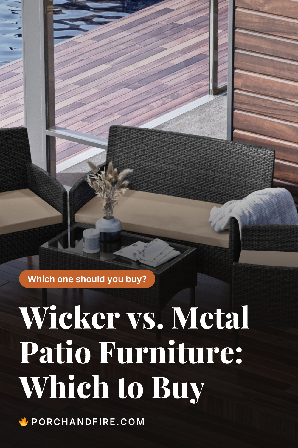 Wicker vs. Metal Patio Furniture: Which to Buy