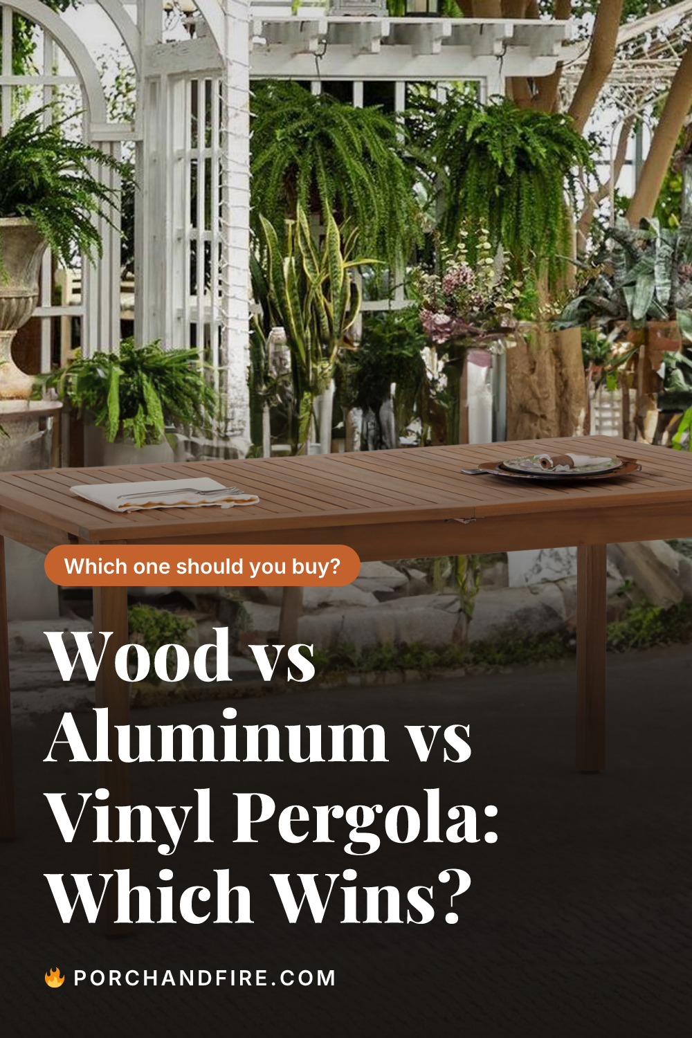 Wood vs Aluminum vs Vinyl Pergola: Which Wins?