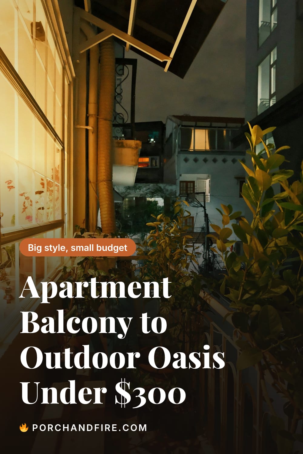 Apartment Balcony to Outdoor Oasis Under $300