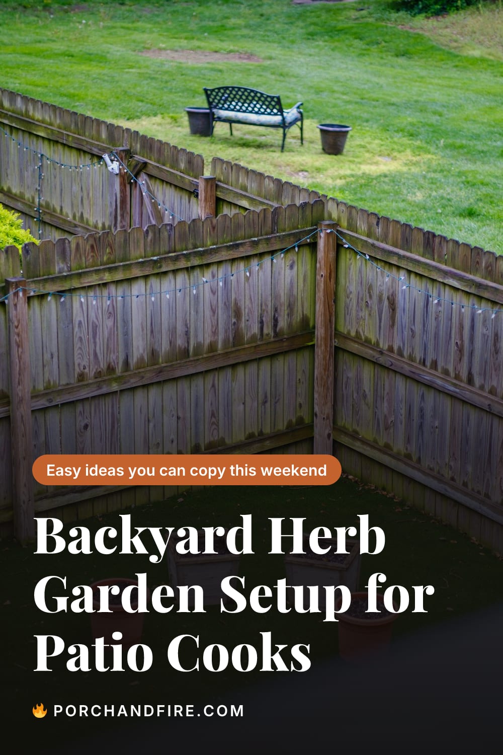 Backyard Herb Garden Setup for Patio Cooks
