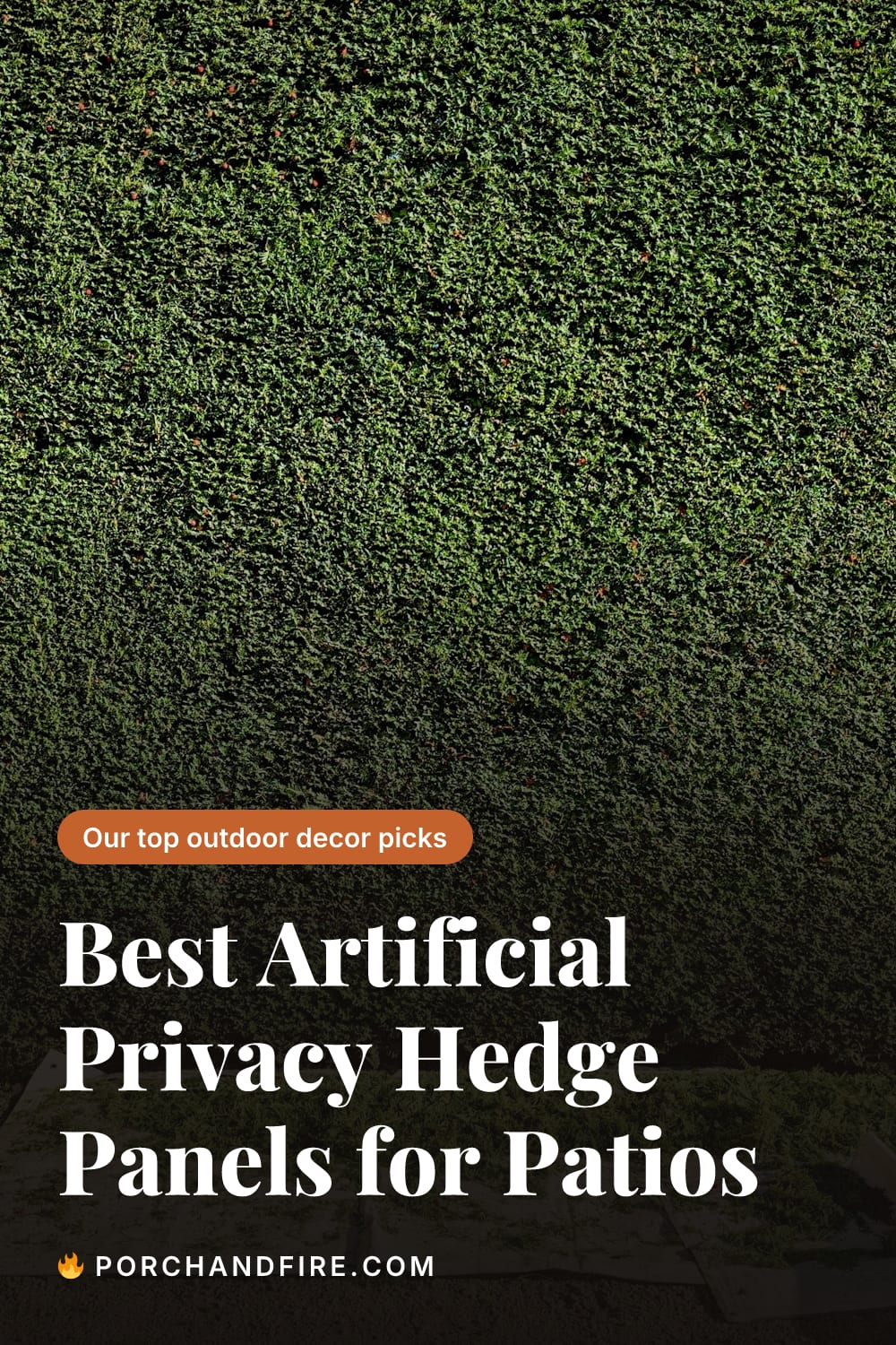 Best Artificial Privacy Hedge Panels for Patios