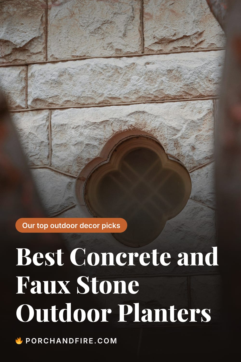 Best Concrete and Faux Stone Outdoor Planters