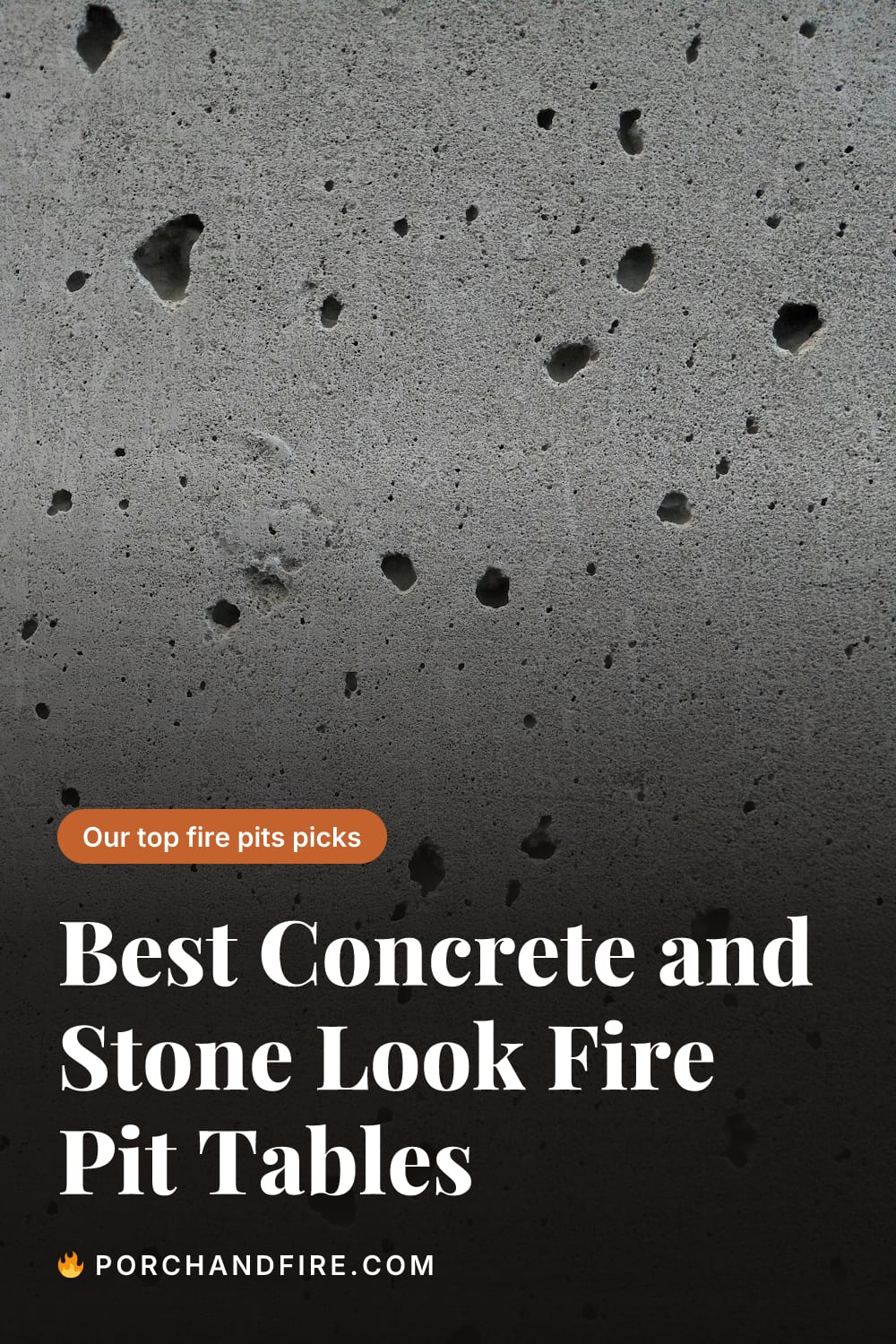 Best Concrete and Stone Look Fire Pit Tables