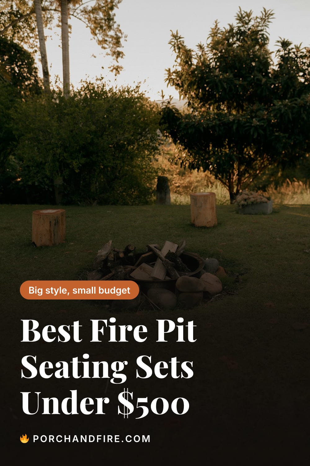 Best Fire Pit Seating Sets Under $500