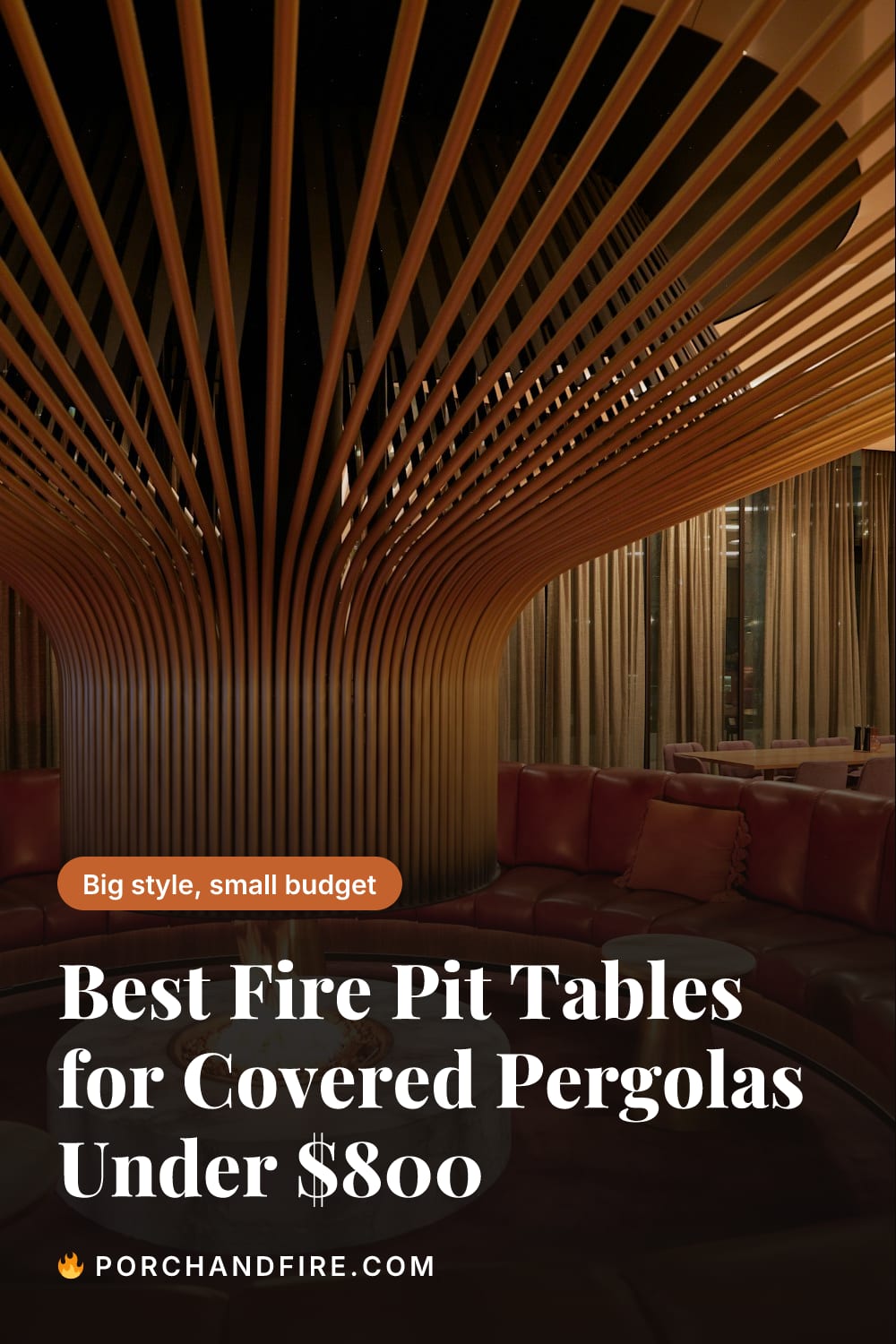 Best Fire Pit Tables for Covered Pergolas Under $800