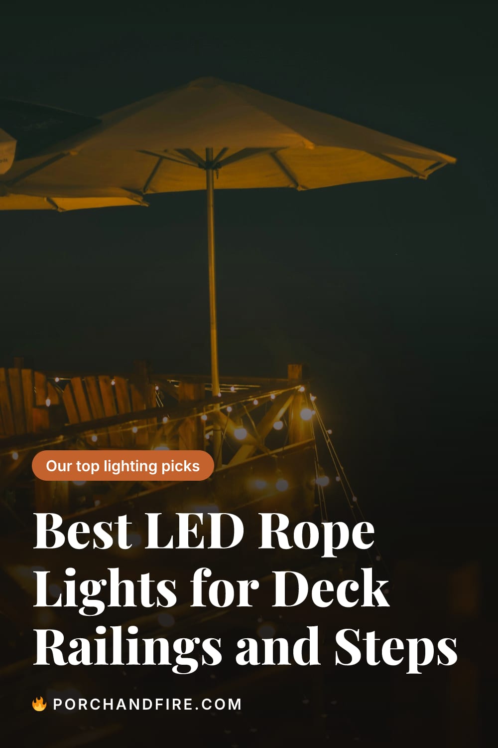 Best LED Rope Lights for Deck Railings and Steps