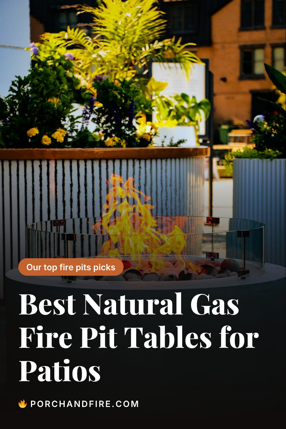 Best Natural Gas Fire Pit Tables for Patios 2026