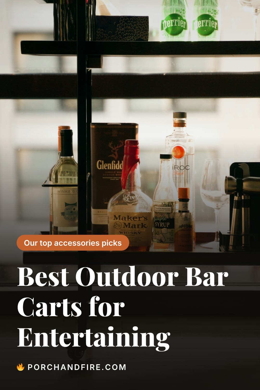 Best Outdoor Bar Carts for Entertaining